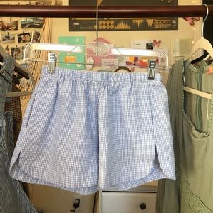 Brandy Melville blue waffle shorts
